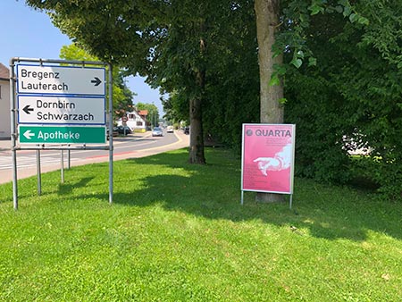 Plakatierung Vorarlberg